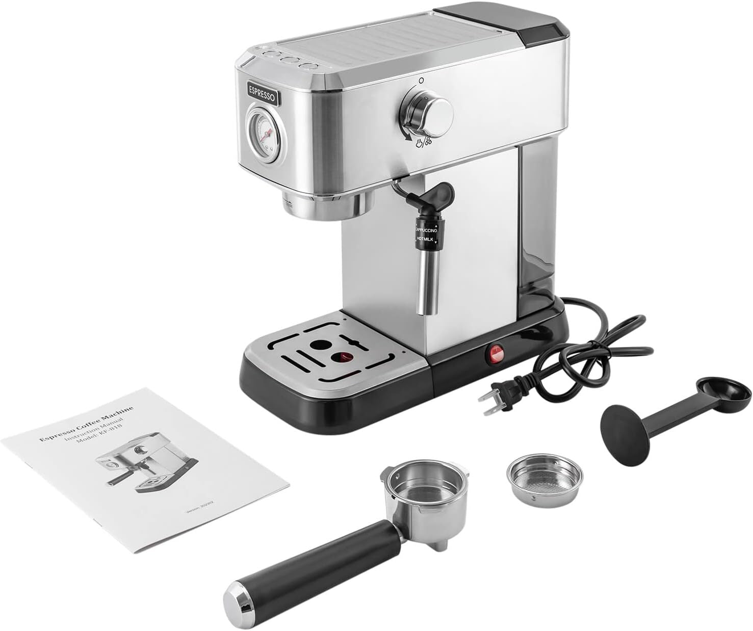 Espresso Maker with Milk Frother